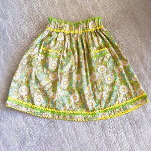 NWT Girls Retro Style Skirt - Mod Print - Size 10